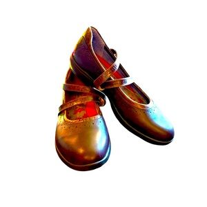 New Balance Aravon Jodi Mary Jane Straps Dark Brown